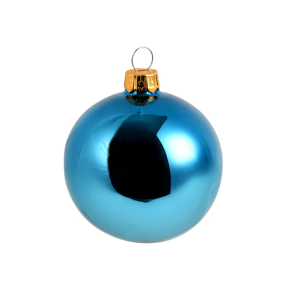 Bola de Navidad azul brillante