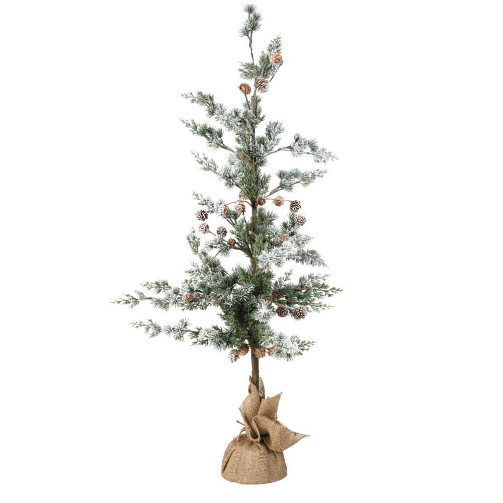 Árbol de Navidad nevado de 120 cm