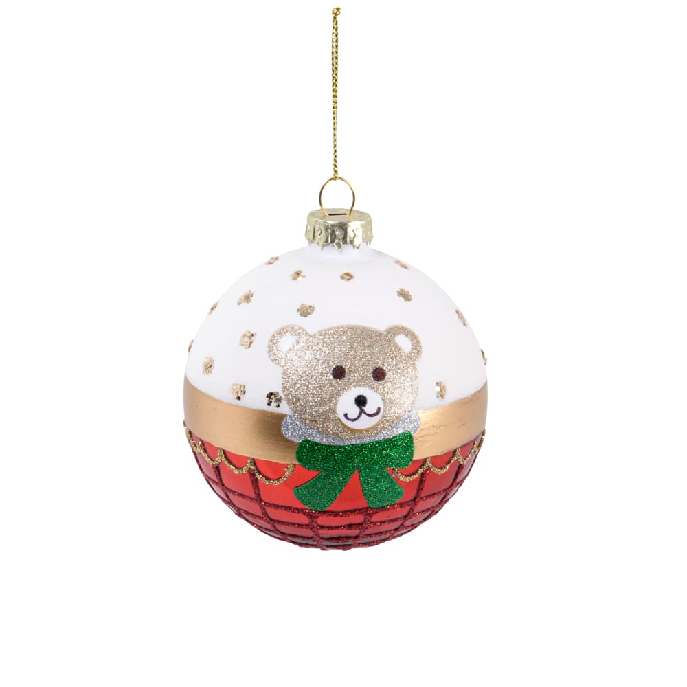 Bola de Navidad con osito