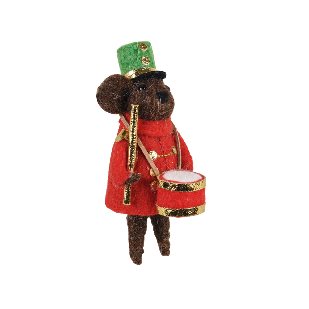 Adorno de Navidad colgante Ratón con tambor