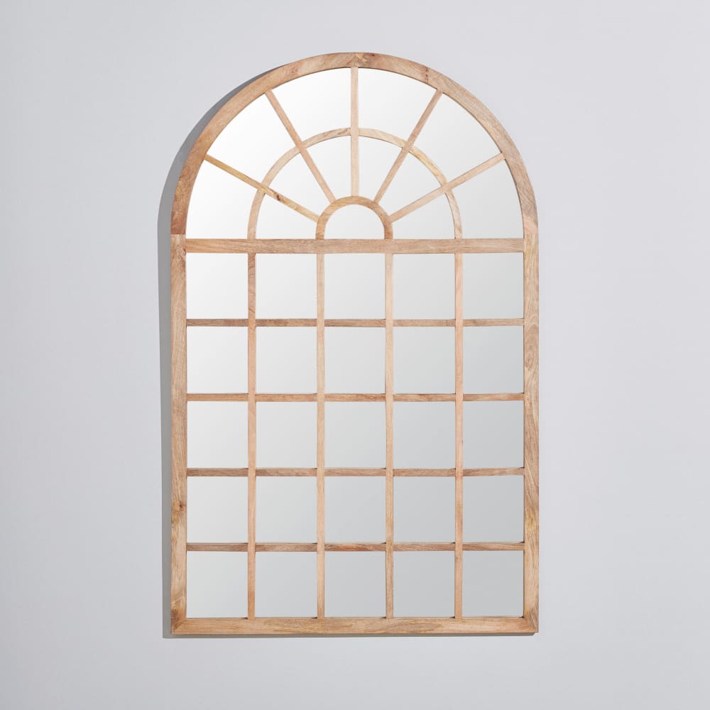 Grand miroir en bois de manguier, 100x160 cm