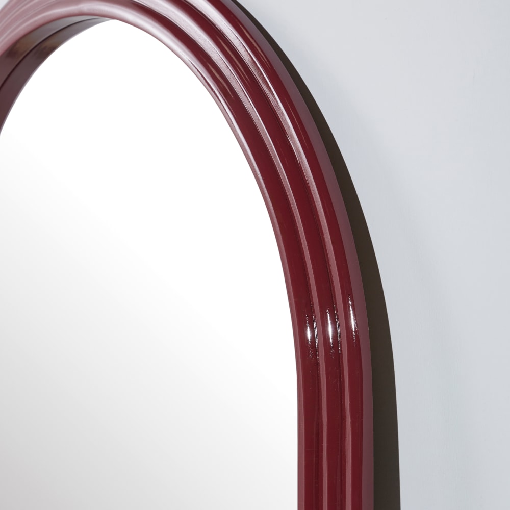Grand miroir arche bordeaux, 81x160 cm - Maisons du Monde