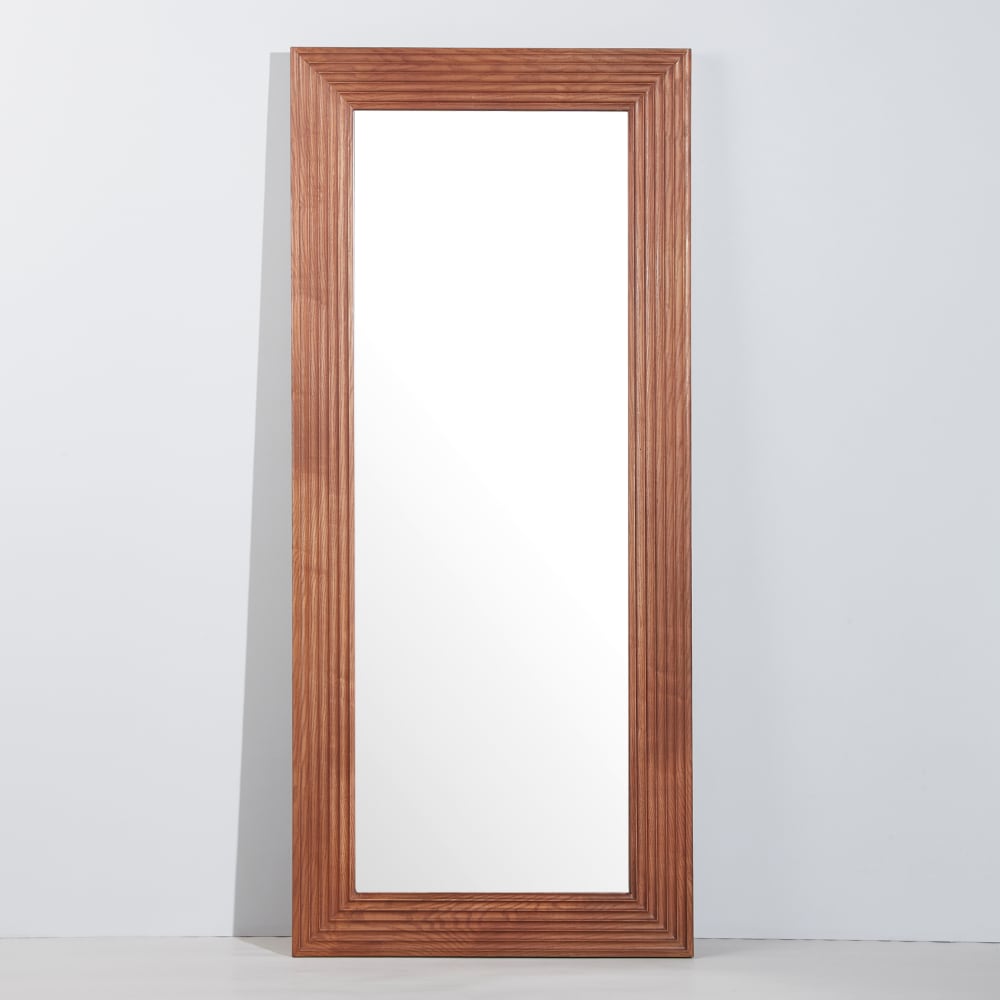 Grand miroir rectangulaire à moulures, 80x183 cm