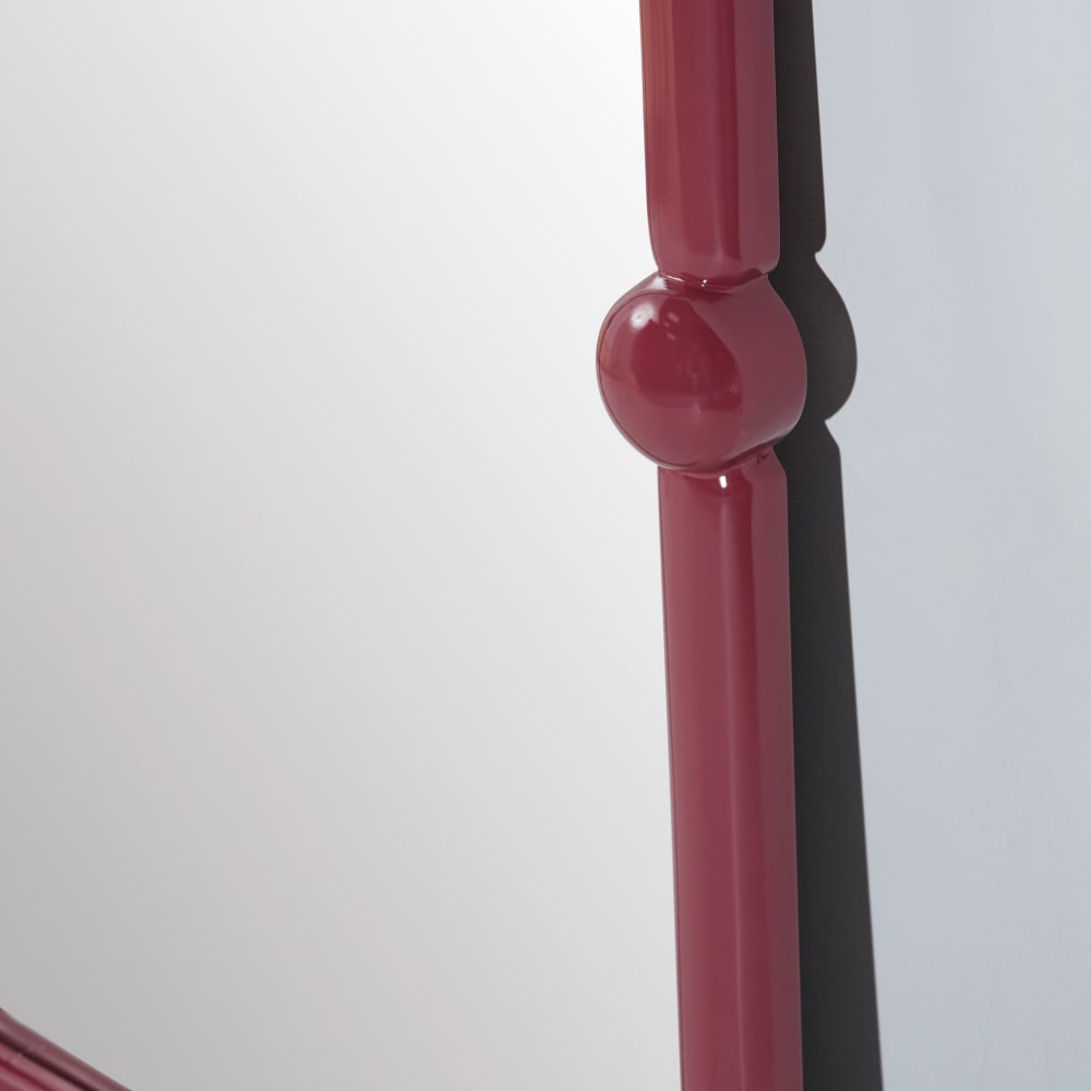 Miroir rectangulaire bordeaux, 71x120 cm - Maisons du Monde