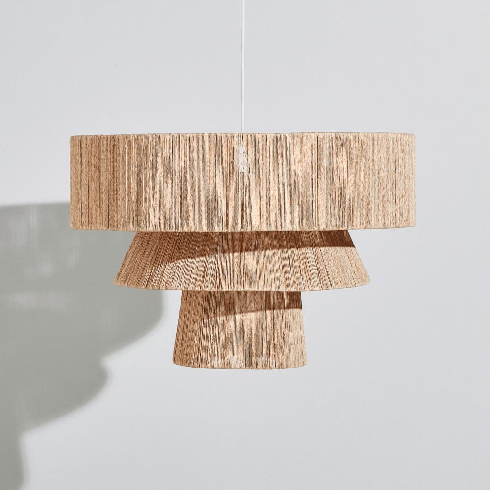 Suspension non électrifiée sur 3 étages en jute