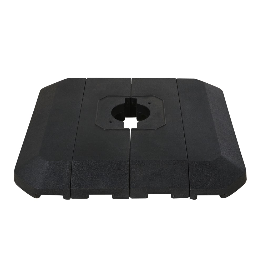 Dalles noires pour parasol déporté (x4)