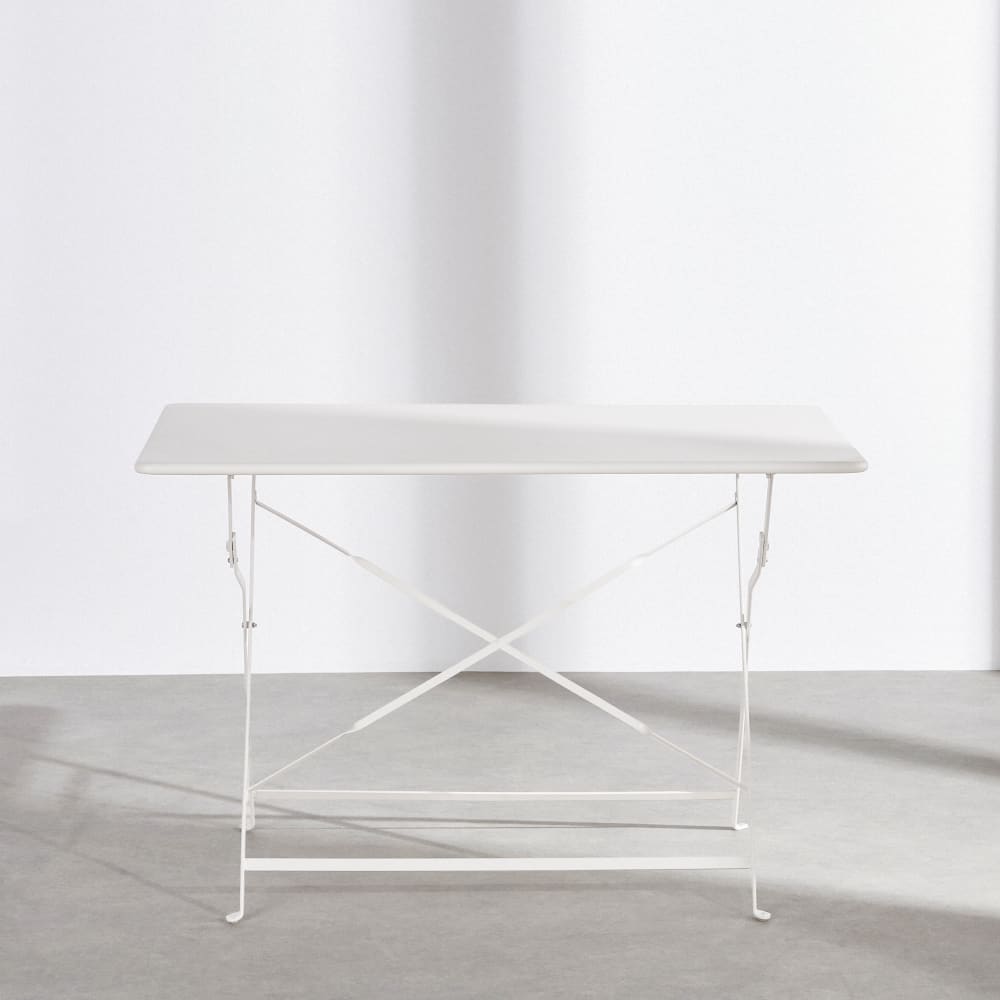 Table de jardin en acier - coloris