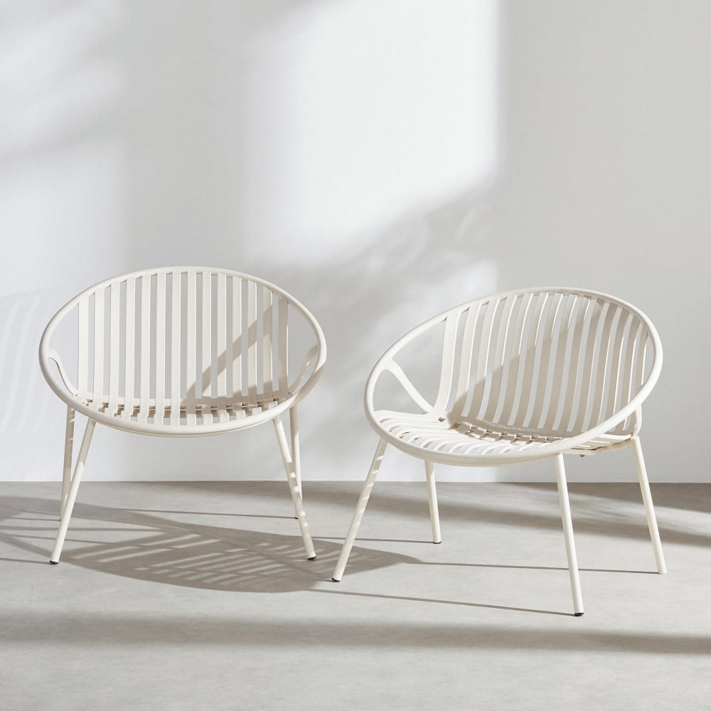 fauteuils de jardin argile