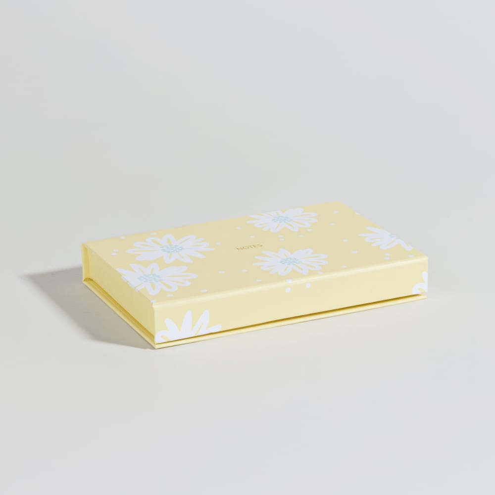 Coffret papeterie bleu, jaune et blanc Coffret papeterie bleu, jaune et blanc