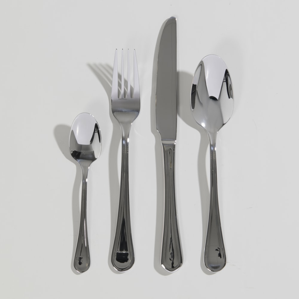 Coffret 24 couverts en inox argenté - Maisons du Monde