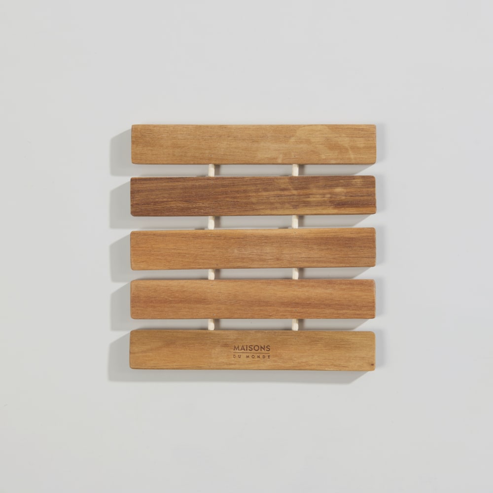 Dessous de plat en bois d'acacia