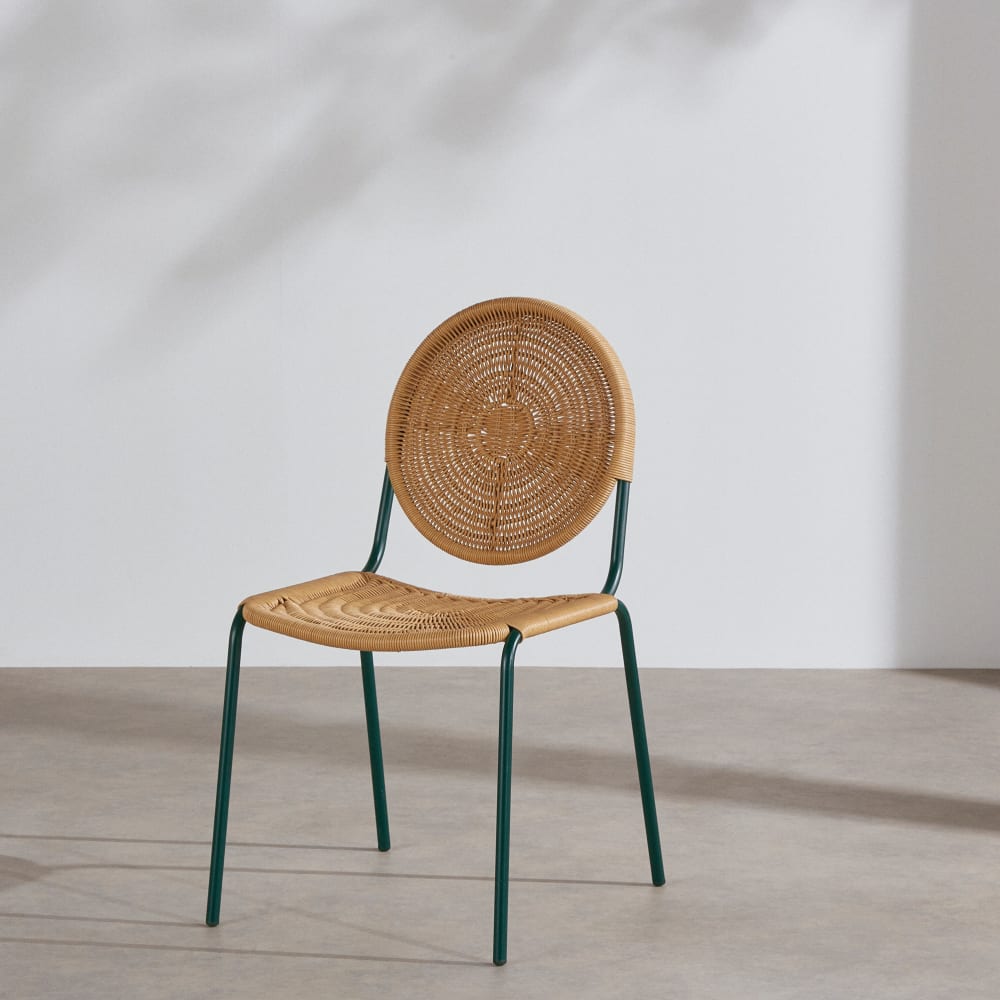 Chaise de jardin en acier
