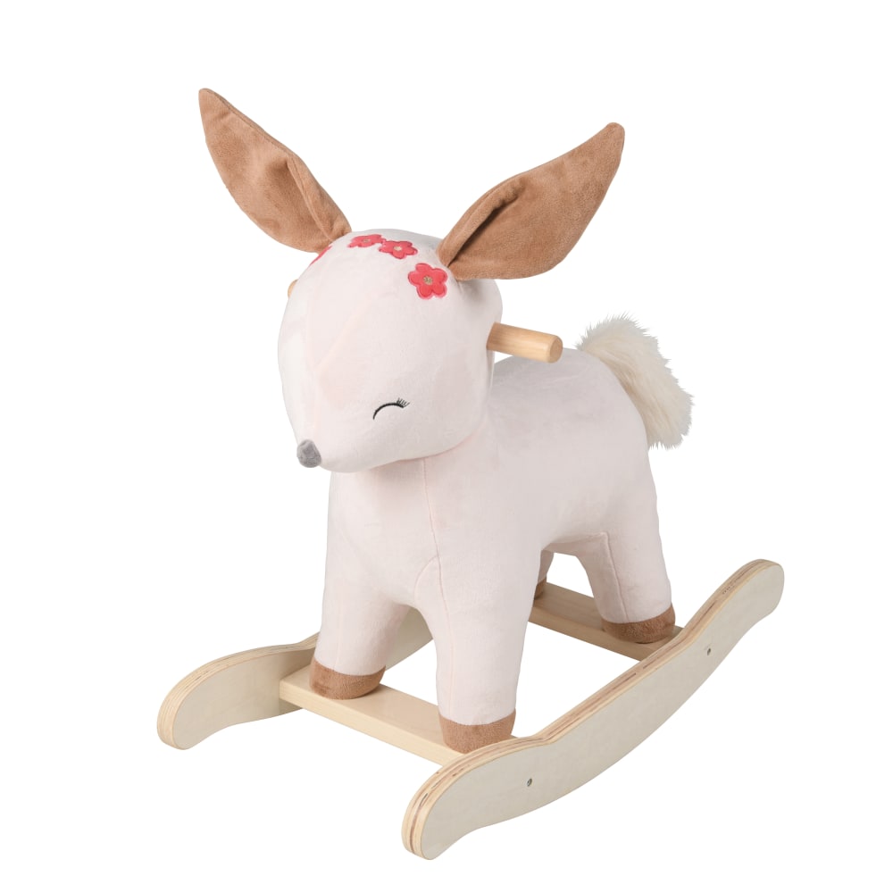 Biche à bascule beige,