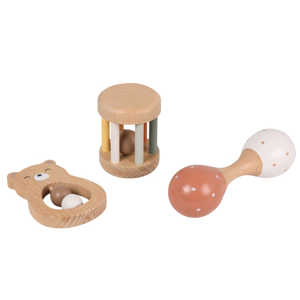 Coffret 3 jouets d'éveil en bois de bouleau - Maisons du Monde