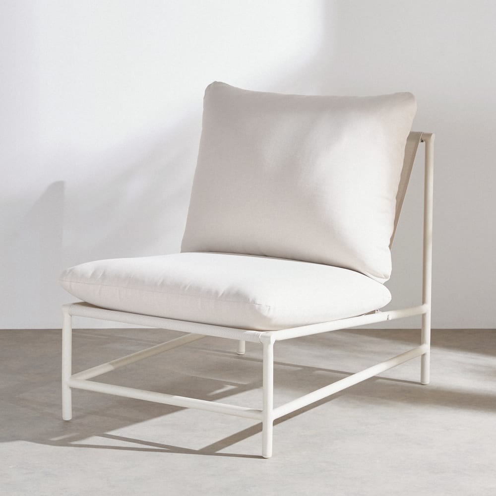 Fauteuil de jardin en - coussins tissu