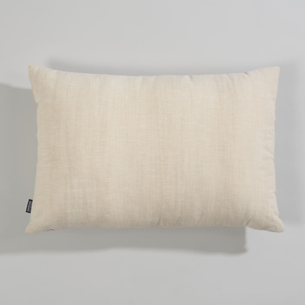 Coussin effet dégradé beige 60x40