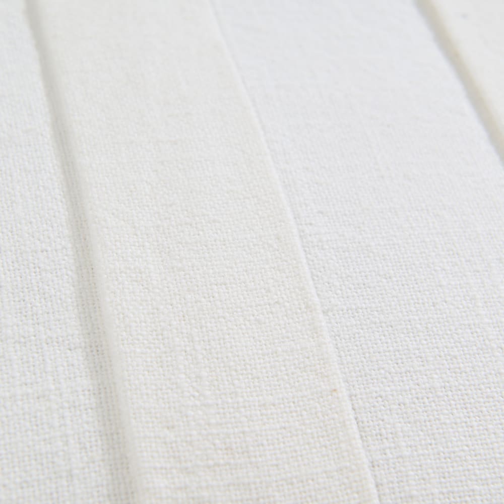 Coussin en coton plié écru 80x36 — vue 3