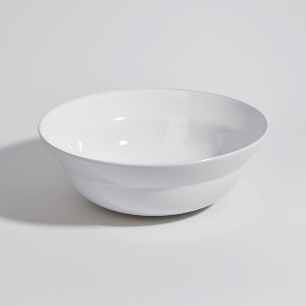 Saladier en céramique blanche