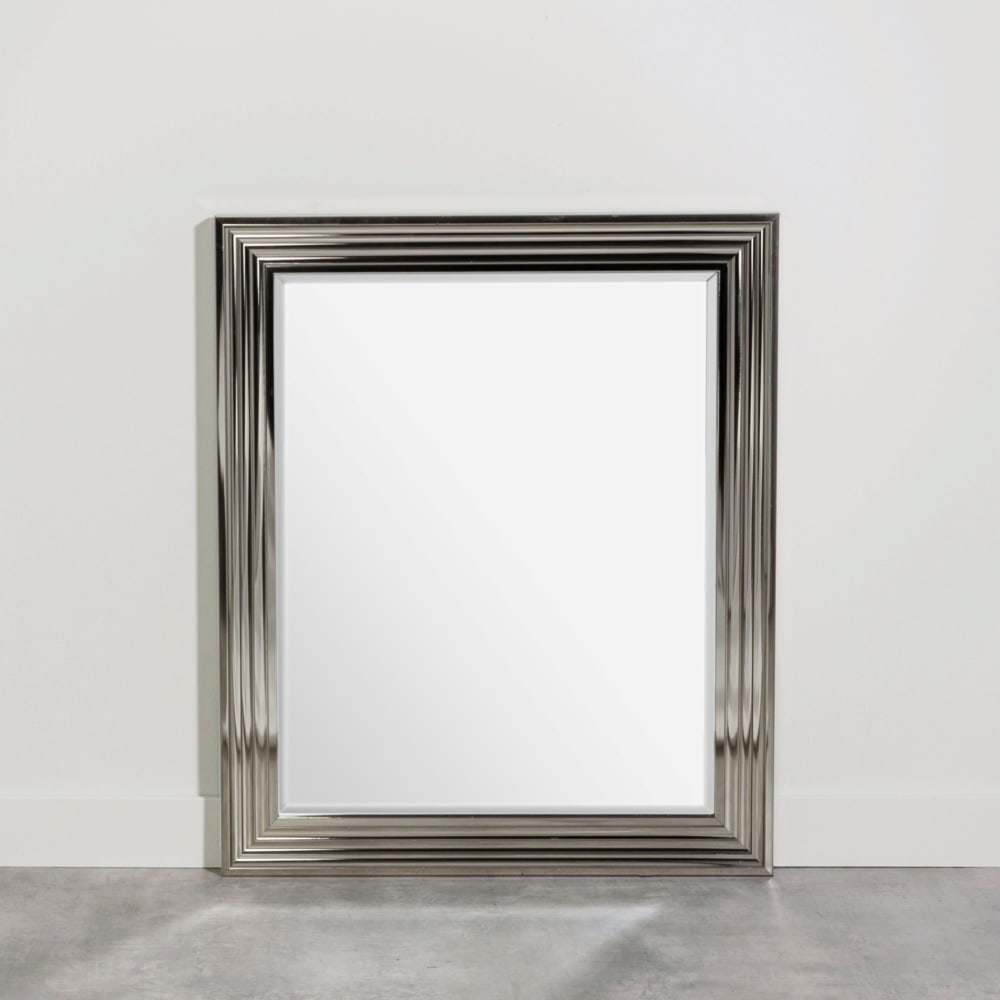 Miroir rectangulaire en aluminium chromé 76x91