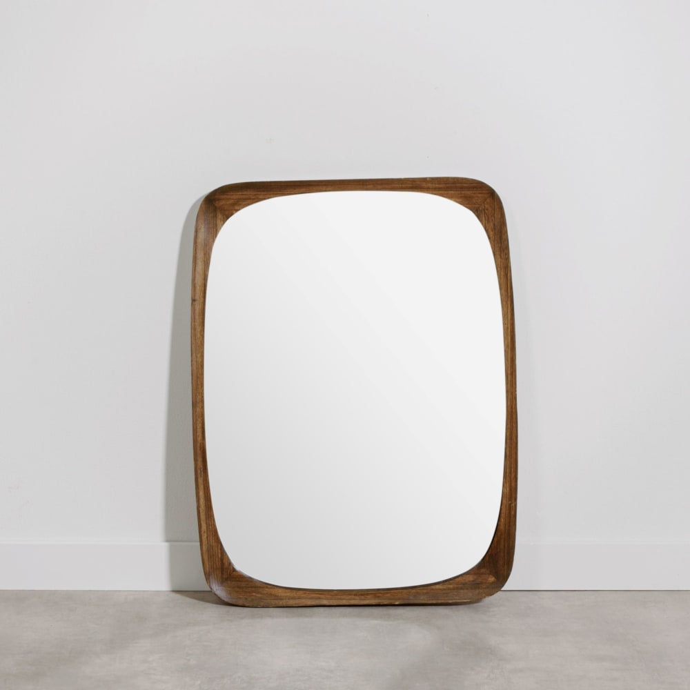 Miroir rectangulaire en bois de paulownia 65x85