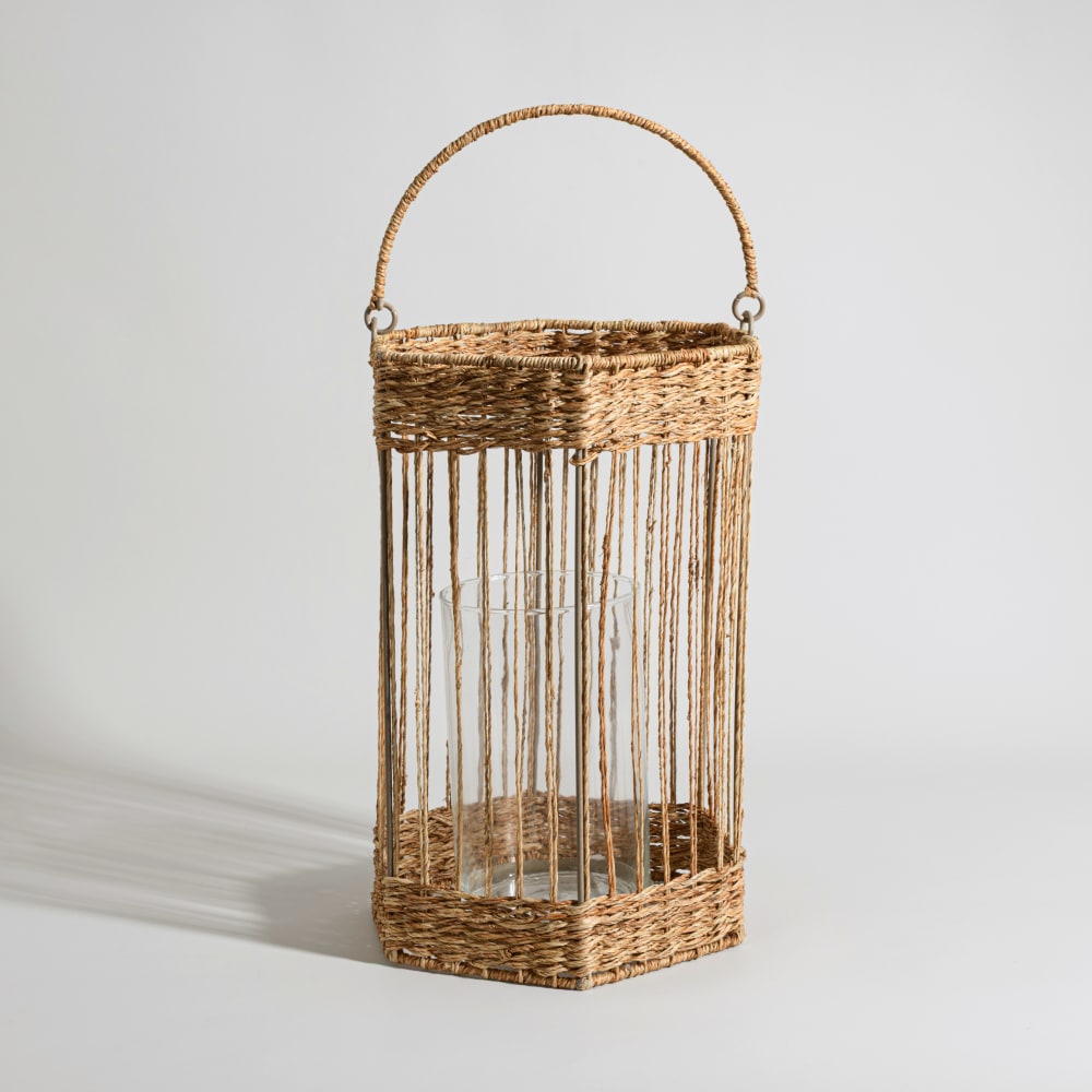 Laterne aus geflochtenem Jute - Maisons Du Monde