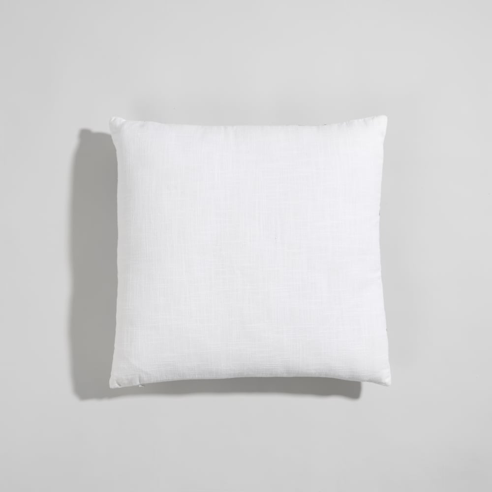 Housse de coussin en coton biologique imprimé végétal multicolore 40x40 — vue 3