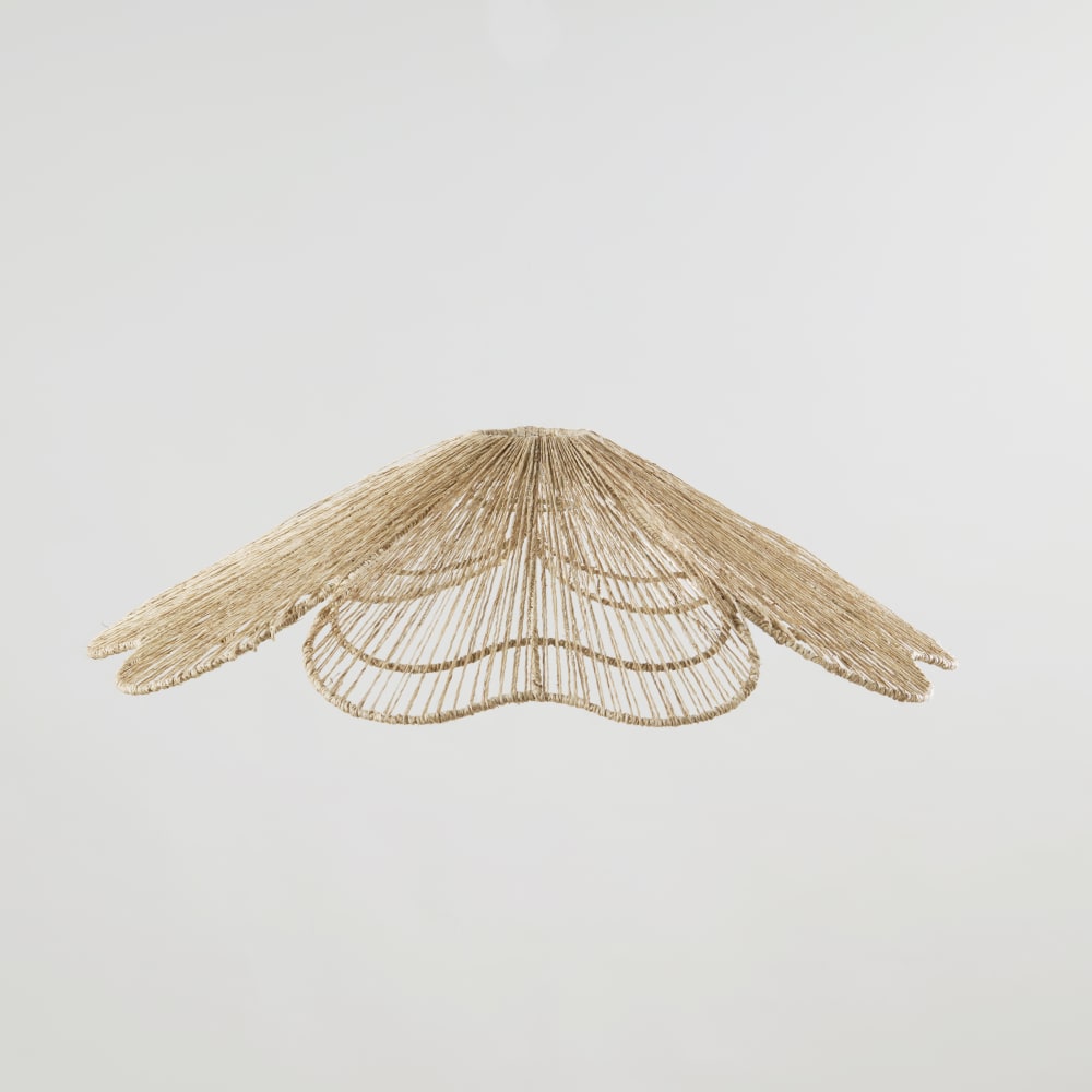 Suspension non électrifée en jute, Ø60 cm — vue 3