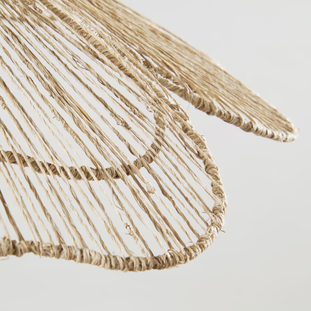 Suspension non électrifée en jute, Ø60 cm — vue 4