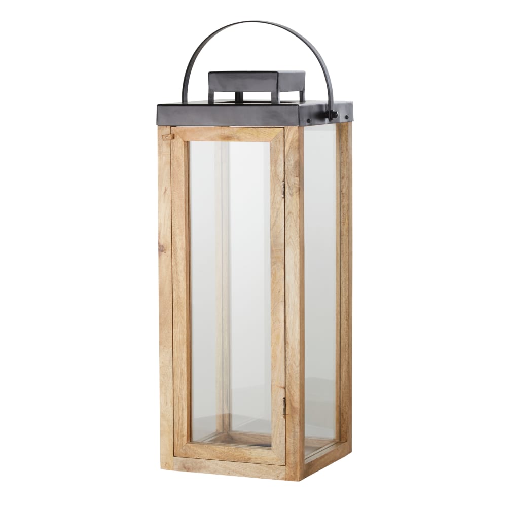 Grande lanterne en bois