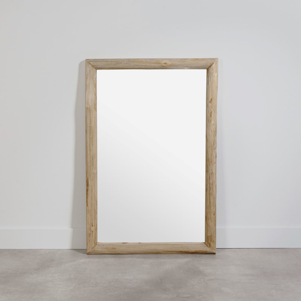 Miroir rectangulaire en bois de chêne 60x90