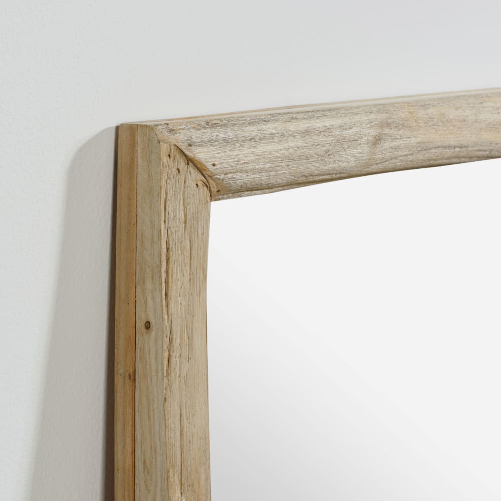 Miroir rectangulaire en bois de chêne, 60x90 cm