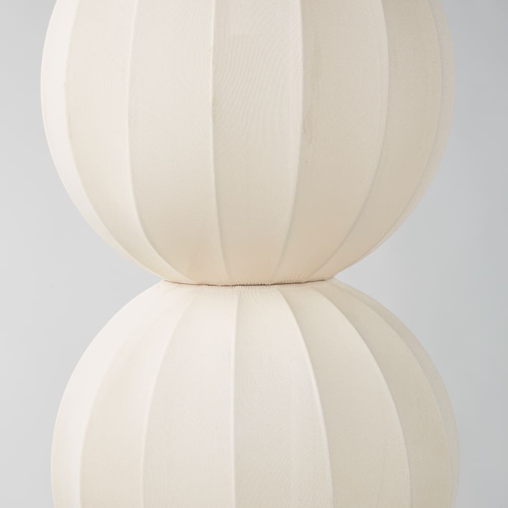 Suspension en polyester recyclé crème