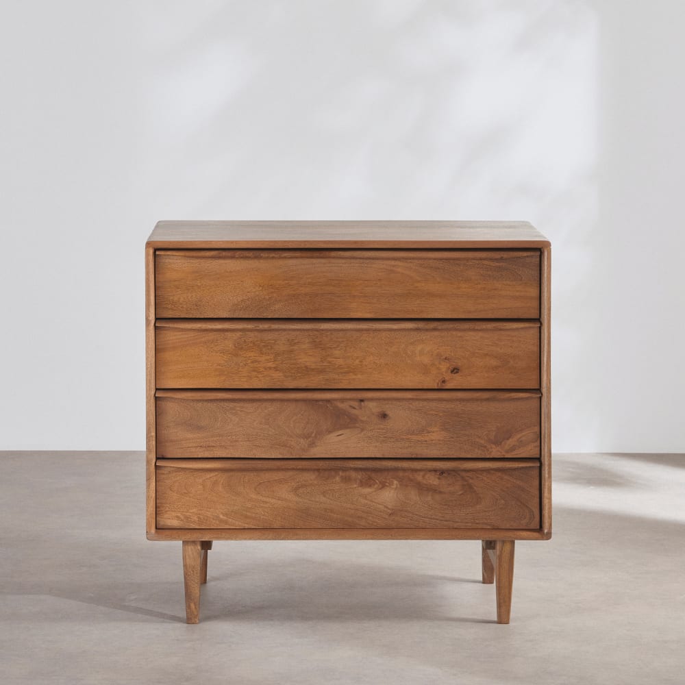Commode en bois de manguier, L86 cm