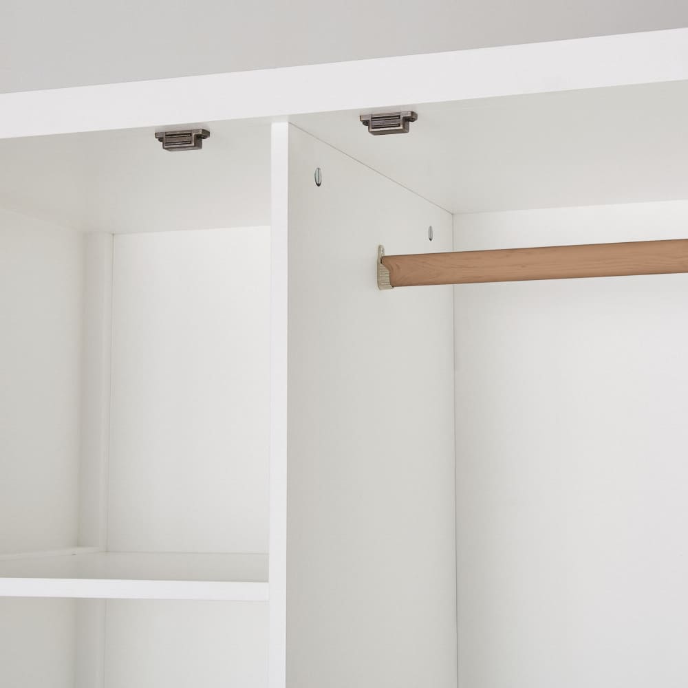 Armoire blanche, L90 cm — vue 4