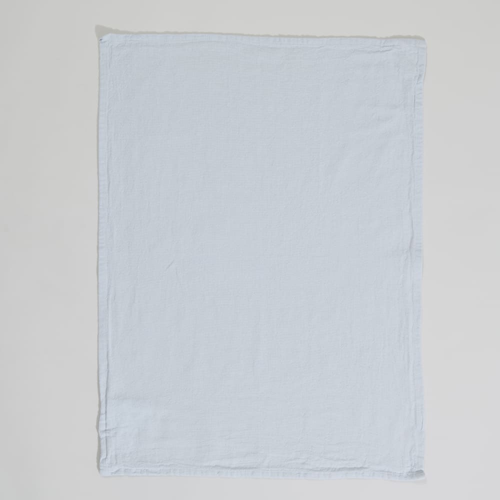 Torchon en coton bleu 50x70