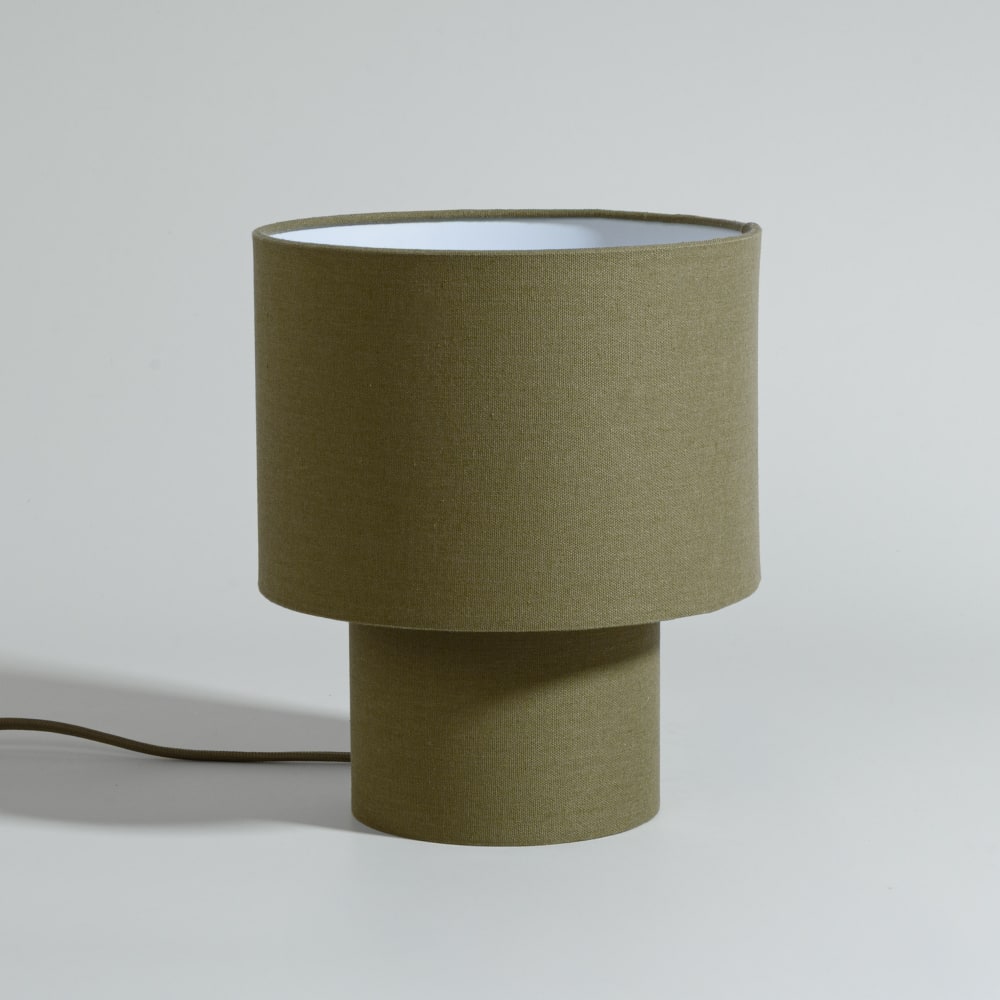 Lampe en polyester recyclé vert