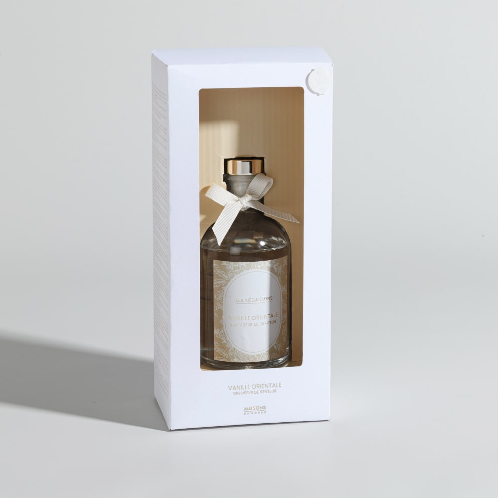 Diffuseur en verre parfum vanille orientale 200ml - Maisons du Monde