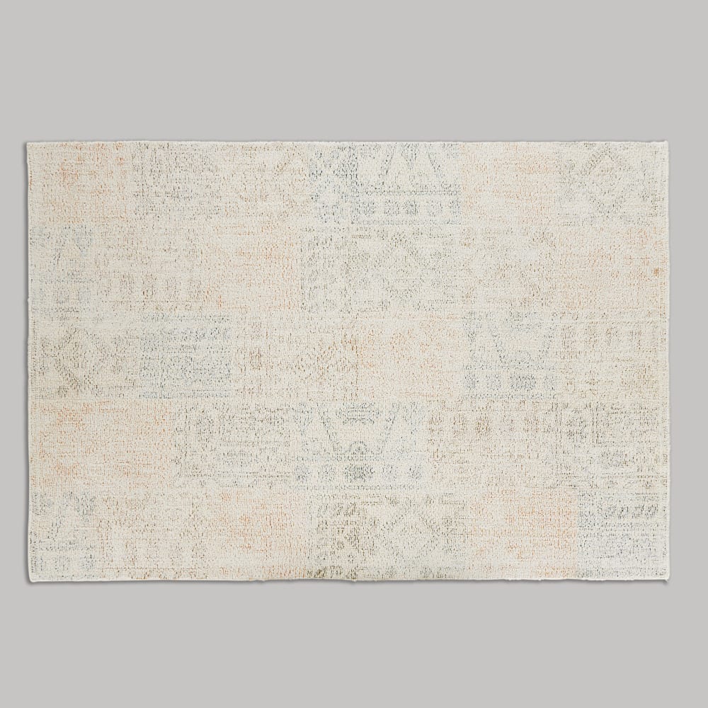 Tapis en laine tuftée et motif ethnique multicolore 160x230