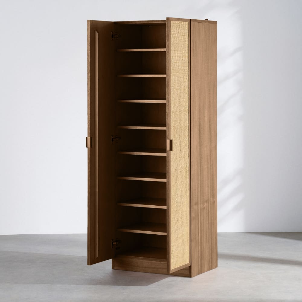 Meuble à chaussures 2 portes battantes L60 — vue 3