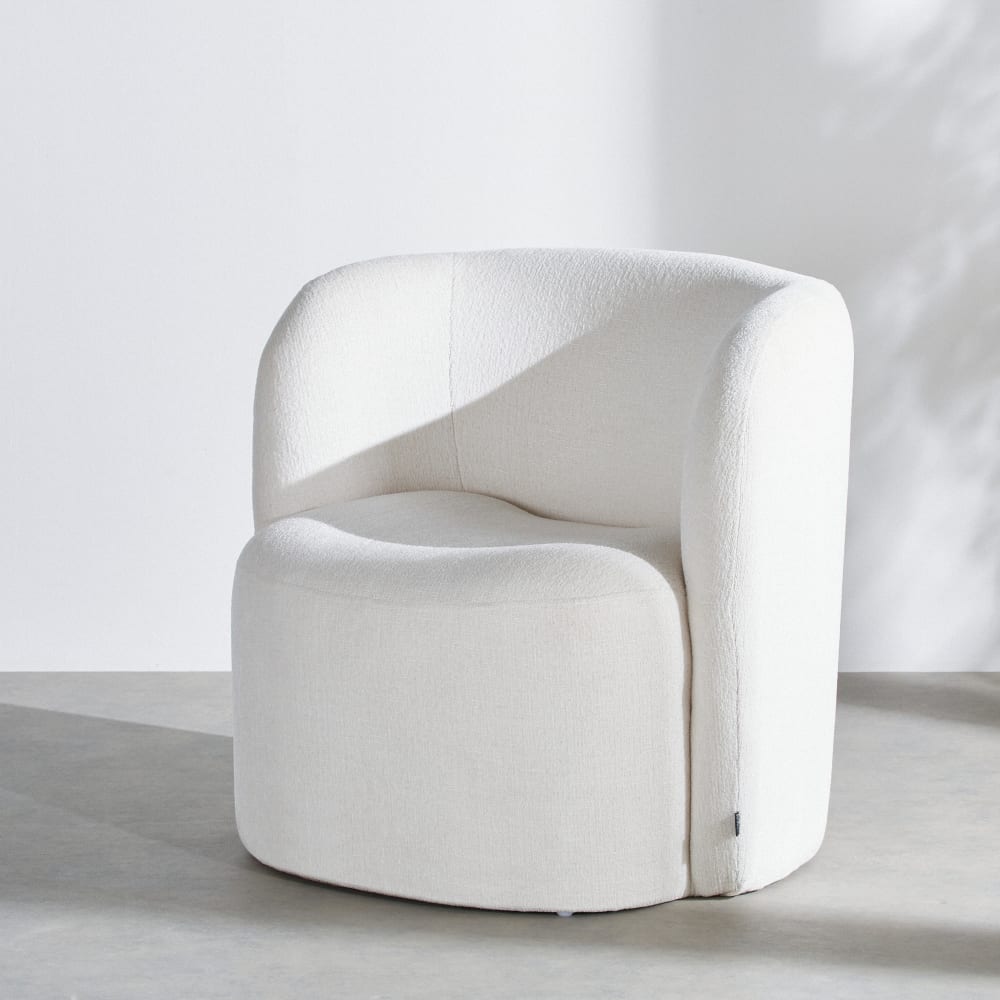 fauteuil écru