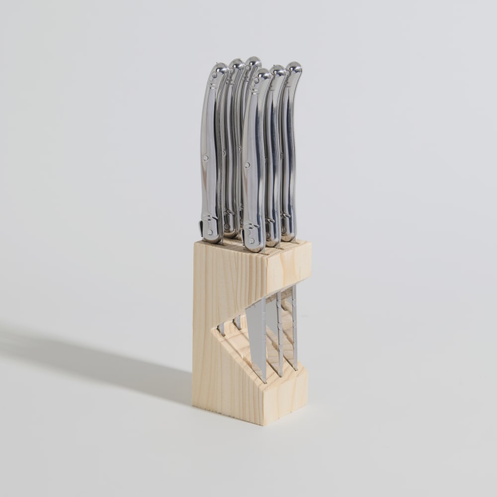Coffret couteaux (x6) en acier et inox
