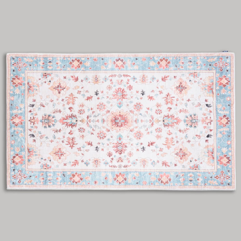 Tapis motif style vintage multicolore 90x150