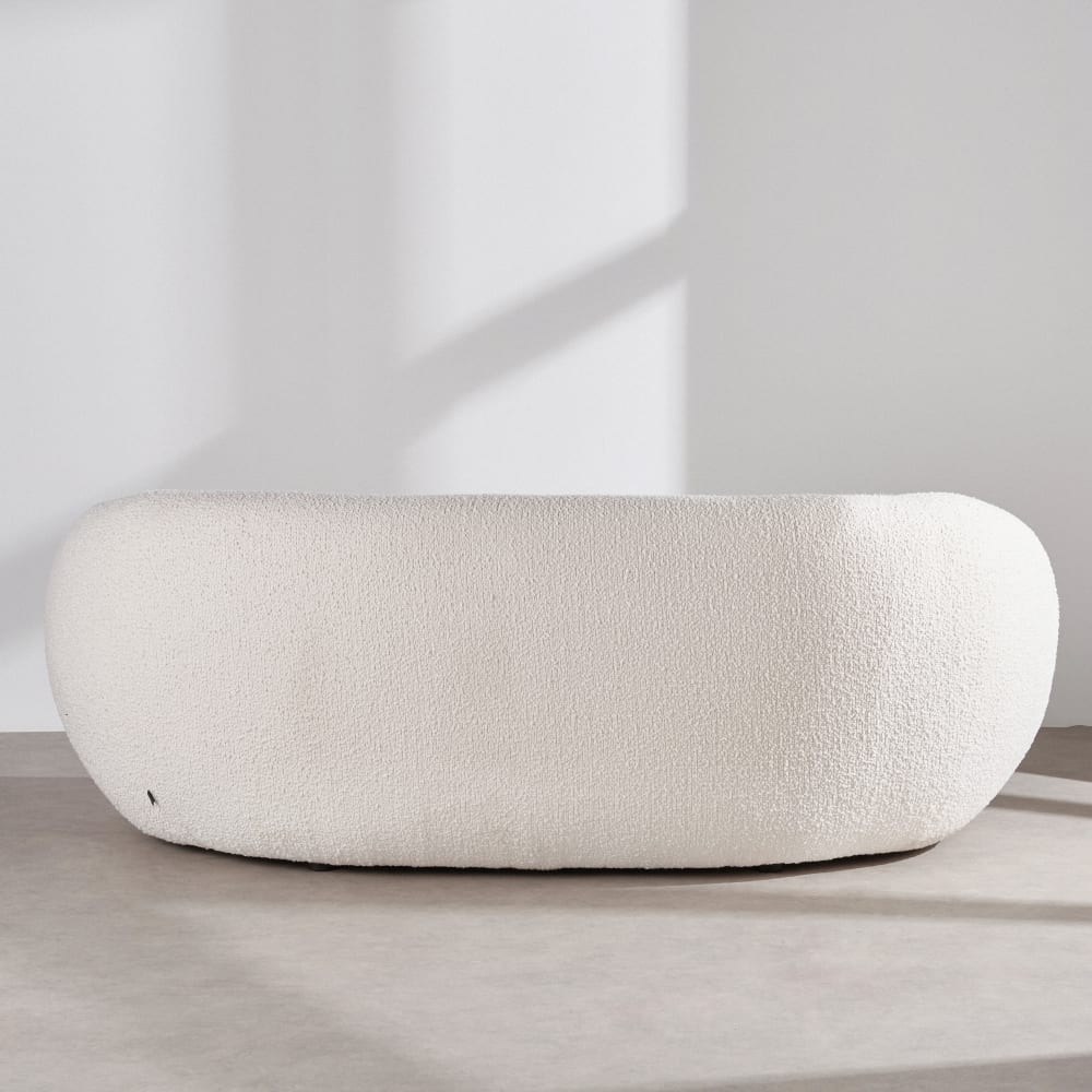 Mallow - Canapé 3 places bouclettes écru - Vue supplémentaire 3