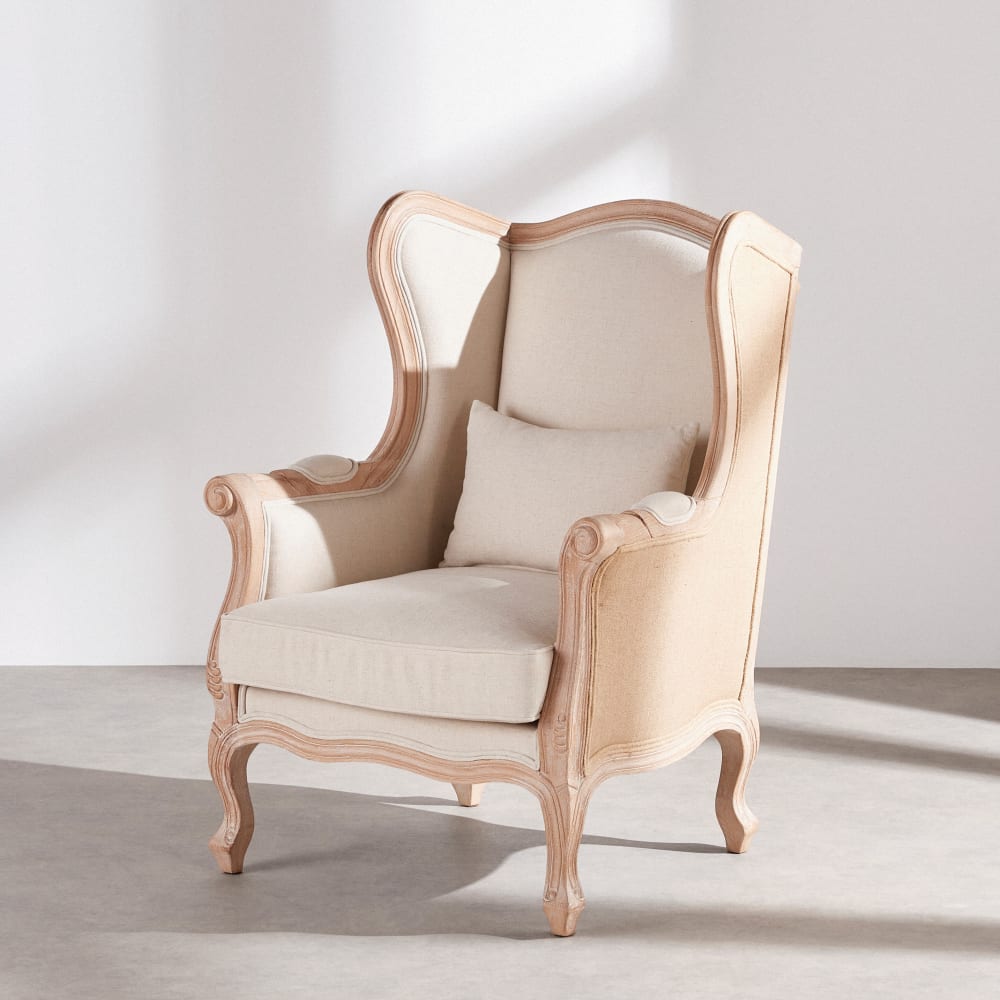 Fauteuil en bois de hêtre,
