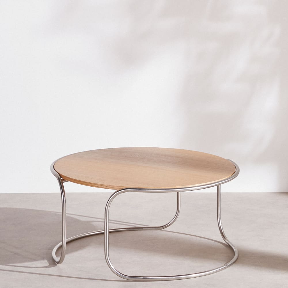 Table basse ronde en acier L75