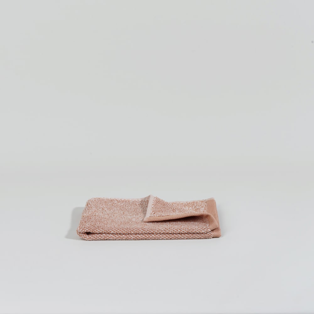 Essuie-mains en coton bio beige 30x50