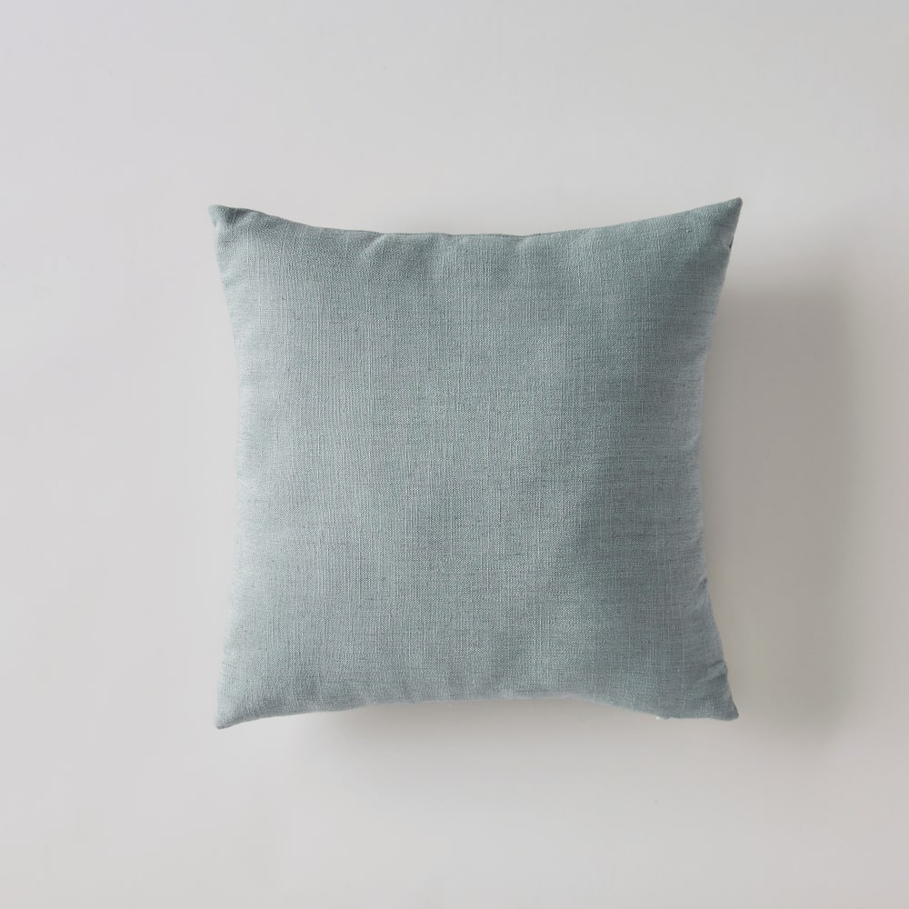 Coussin bleu orage 40x40