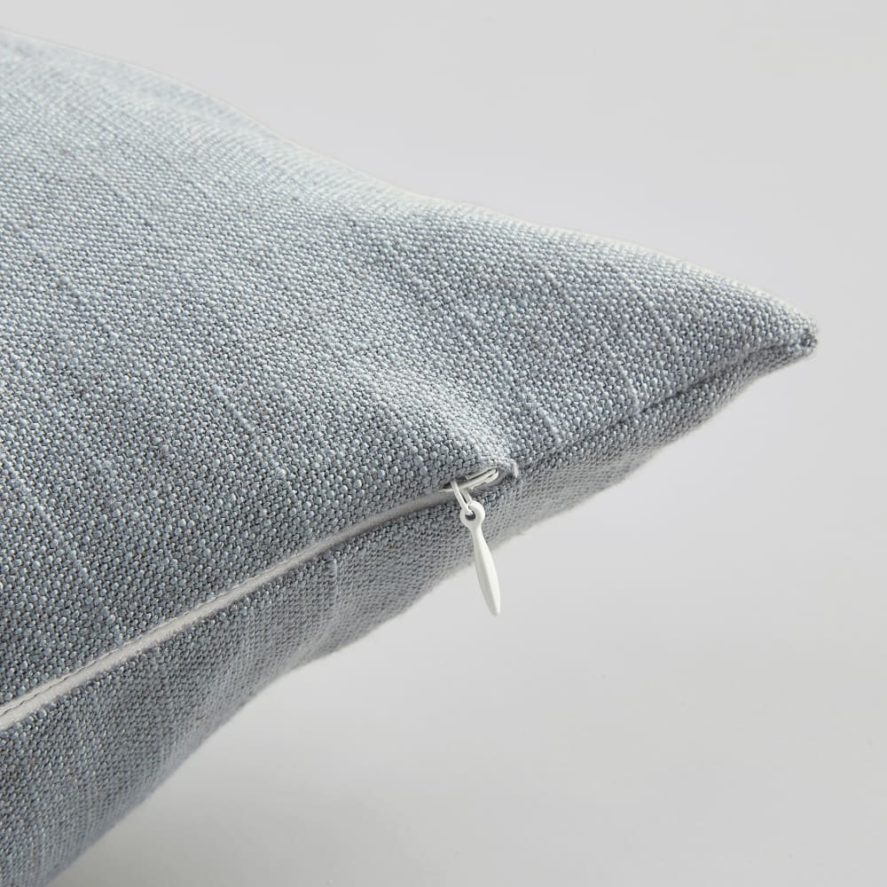 Coussin bleu orage 40x40 — vue 3
