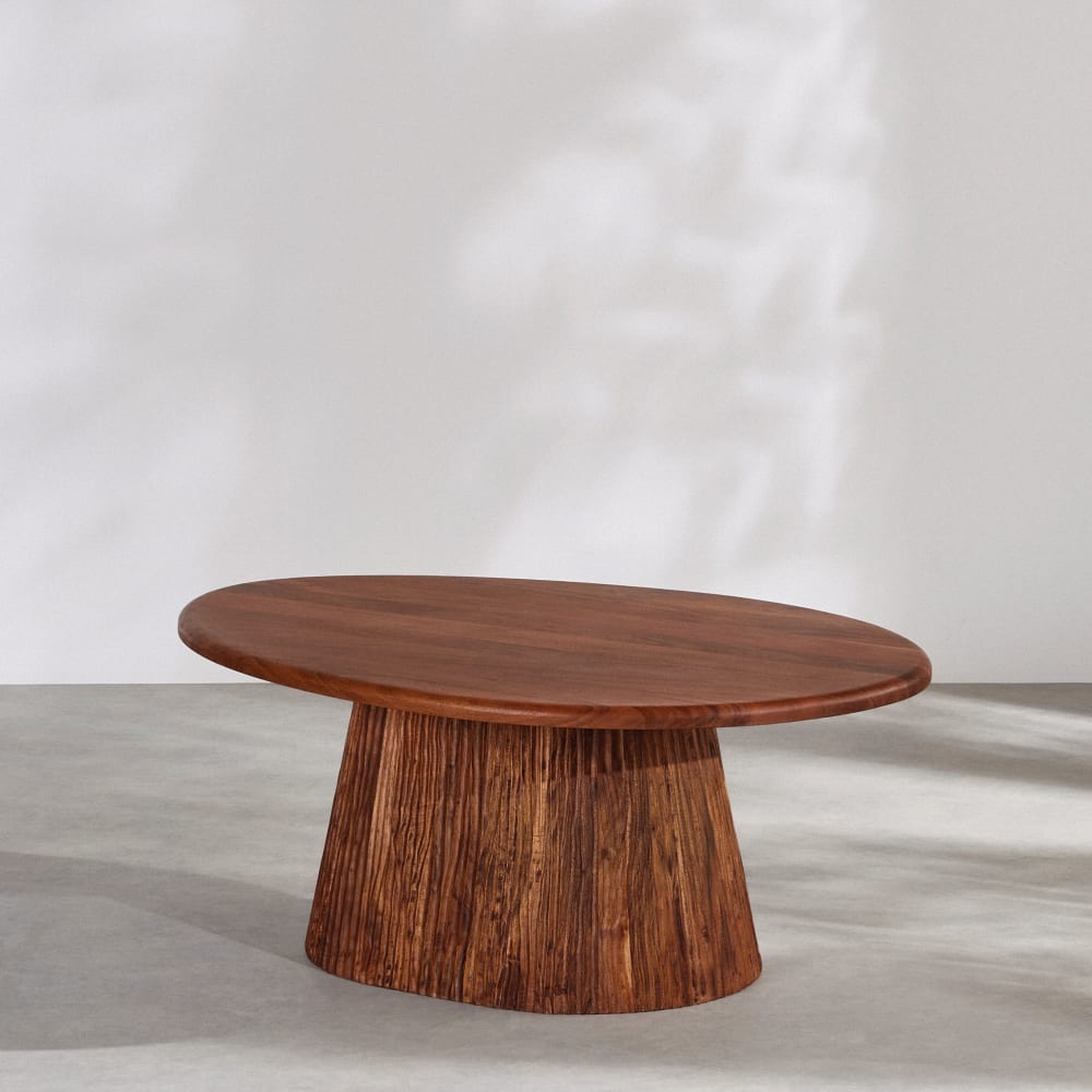 Table basse en bois d'acacia massif L103 — vue 3