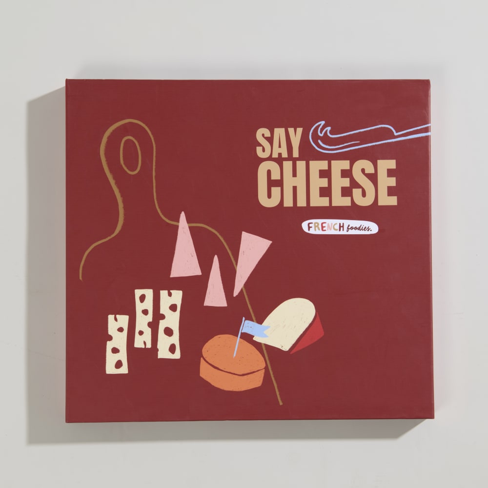 Coffret couteaux à fromages bicolore (x4)